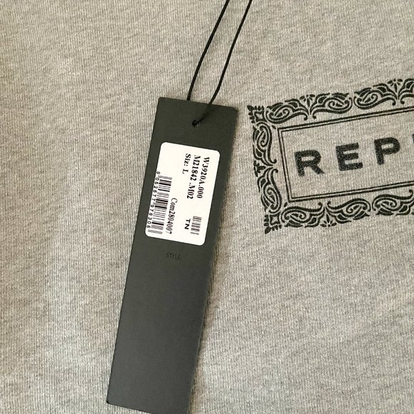REPLAY Women's Pullover Sweatshirt Size Large - NEW WITH TAGS - Picture 6 of 6